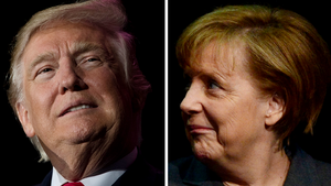 Donald Trump Angela Merkel
