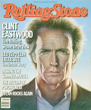 Clint Eastwood on the cover of Rolling Stone.