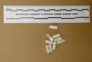 This Feb. 12, 2015 photo made available by the Broward Sheriff's Office, Fla., shows confiscated vials of flakka. This emerging drug can alter brain chemistry in such a way that users can't control their thoughts and it can increase adrenalin.