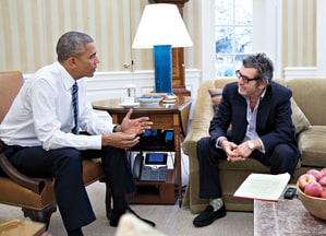 Wenner visits with the president in the Oval Office the day after the election. “Aside from any particular issue, the president needs to recognize that this is not about you,” Obama says of Trump. “This is about this precious thing that we’ve inherited and that we want to pass on.”