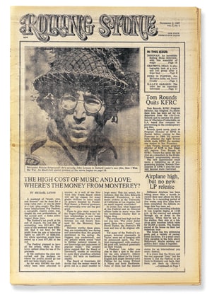 john lennon rolling stone cover first issue