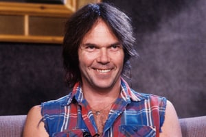 Neil Young in Philadelphia, Pennsylvania.