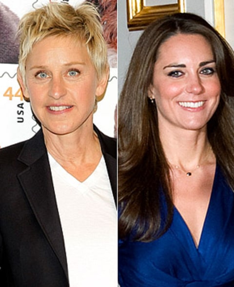 Ellen DeGeneres Is Kate Middleton's Cousin - Us Weekly