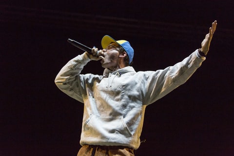 Okeechobee, Florida, U.S - Rapper LOGIC (SIR ROBERT BRYSON HALL II) at the Okeechobee Music Festival in Okeechobee, Florida