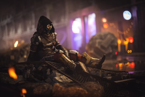 A scene from the Destiny 2 commercial