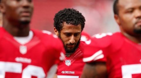 Colin Kaepernick Stand National Anthem