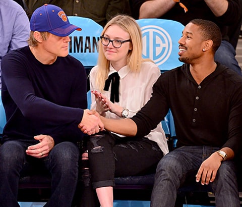 Dakota Fanning&rsquo;s Hot Dad Turns Heads at New York Knicks Game: Photos