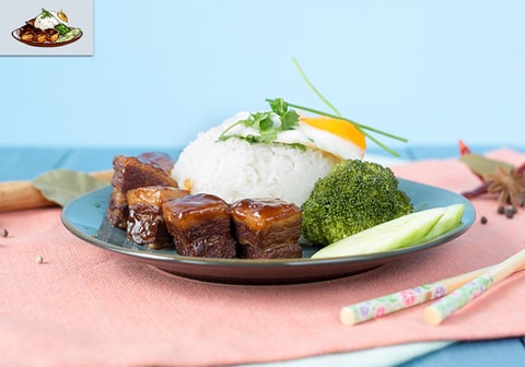 A dish created by Pixelated Provisions based on a dish from the game