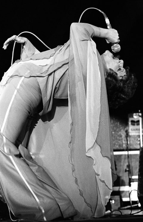 Brenda Lee performs live on stage at the Country Festival at Ahoy, Rotterdam, Netherlands on 7th April 1980.