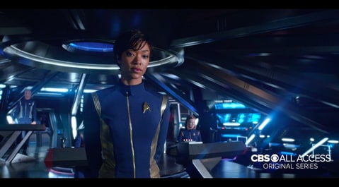 Sonequa Martin-Green as first officer Michael Burnham