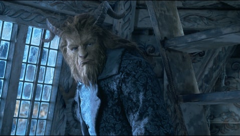 Belle (Emma Watson) comes to realize that underneath the hideous exterior of the Beast (Dan Stevens) there is the kind heart of a Prince in Disney's BEAUTY AND THE BEAST, a live-action adaptation of the studio's animated classic directed by Bill Condon.