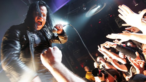 NEW YORK - MARCH 1: Glenn Danzig of punk band The Misfits performs onstage at Spirit March 1, 2005 in New York City. (Photo by Scott Gries/Getty Images)
