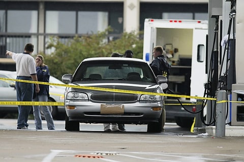 dc sniper virginia crime scene