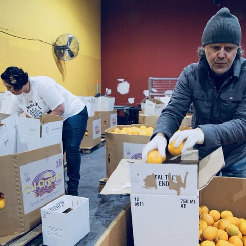 lars ulrich san francisco marin food bank metallica