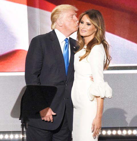 DONALD TRUMP, MELANIA TRUMP