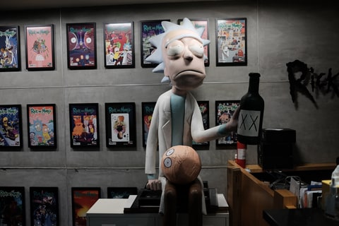 Inside Justin Roiland's Burbank office
