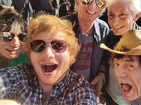 After joining the Stones onstage in 2015.
