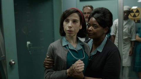 The Shape of Water stars Sally Hawkins and Octavia Spencer