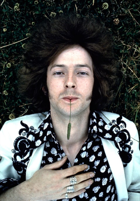 A still of Eric Clapton, from the Showtime documentary