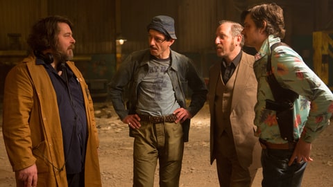 (L-r) Director Ben Wheatley, Enzo Cilenti, Michael Smiley and Sam Riley.