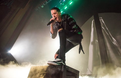 G-Eazy performs during the Beautiful and Damned Tour in Oakland.