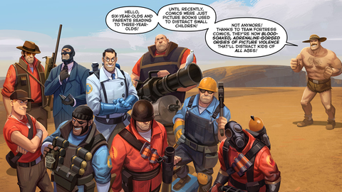 'Team Fortress 2' comic