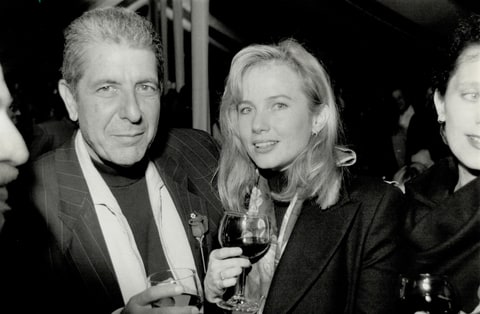 Rebecca de Mornay Leonard Cohen 1992