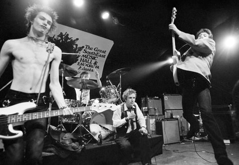 The Sex Pistols, making their U.S. debut in Atlanta, January 1978.