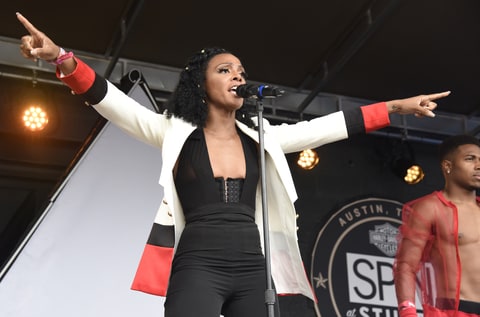 Dawn Richard of D?WN performs at the Spin at Stubb's SXSW Showcase at Stubb's Bar-B-Que on March 18, 2016 in Austin, Texas. (