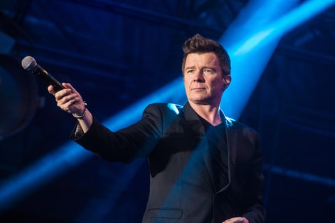 ick Astley performs on day two of Rewind Scotland at Scone Palace on July 23, 2016 in Perth, Scotland.