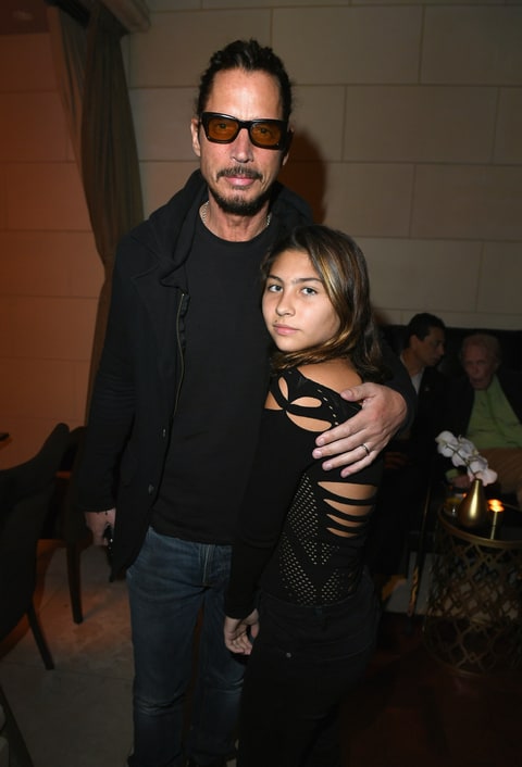 Musician Chris Cornell (L) attends the Hollywood Foreign Press Association and InStyle's annual celebration of the Toronto International Film Festival at Windsor Arms Hotel on September 10, 2016 in Toronto, Canada.