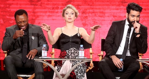 (Left-Right) Malcolm Goodwin, Rose McIver, and Rahul Kohli of 'iZombie'