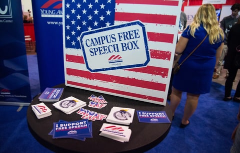 Conservative Political Action Conference at the Gaylord National Resort and Convention Center February 23, 2017 in National Harbor, Maryland. Hosted by the American Conservative Union, CPAC is an annual gathering of right wing politicians, commentators and their supporters.