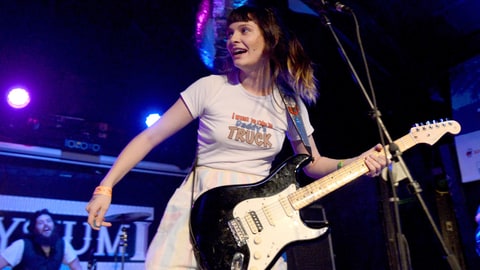 Clementine Creevy of Cherry Glazerr performs onstage at the KCRW music showcase during 2017 SXSW Conference and Festivals at Elysium on March 15, 2017 in Austin, Texas. (