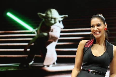 Gavankar introduces 'Star Wars Battlefront 2' during the Electronic Arts EA Play event at the Hollywood Palladium on June 10, 2017 in Los Angele