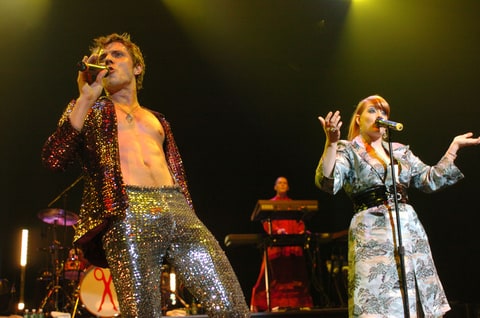 Jake Shears and Ana Matronic of Scissor Sisters