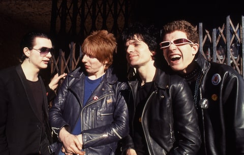 L-R: Dave Vanian, Rat Scabies, Brian James, Captain Sensible