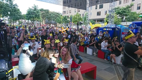 A Pokemon Go gathering in the Philippines