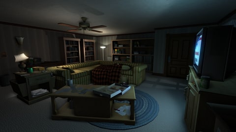 A scene from Gone Home