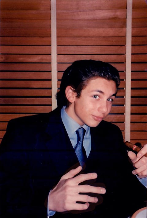 Lansky at 14 years old.