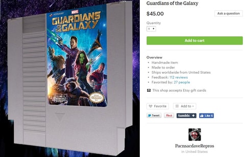 Guardians of the Galaxy NES