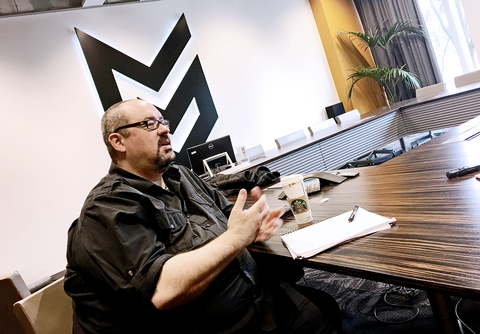 Horizon Zero Dawn narrative director John Gonzalez at Guerrilla Games' offices in Amsterdam
