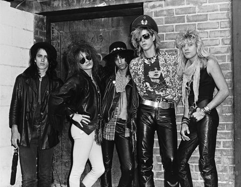 guns n roses 1985 los angeles axl rose slash izzy stradlin duff mckagan steven adler
