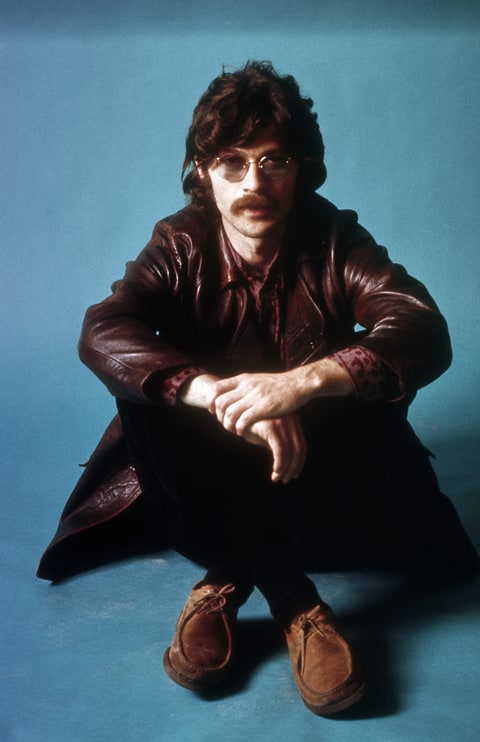 Canadian-American rock group The Band. Pictured Robbie Robertson in 1971.