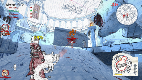 Drawn to Death has a very distinctive art style
