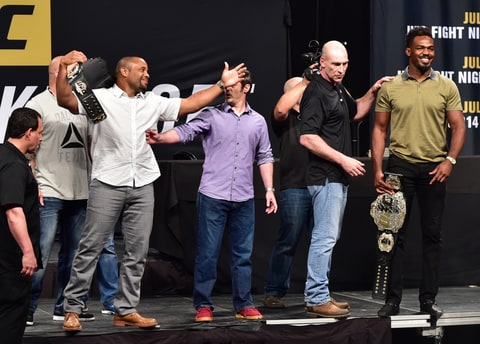 ufc 214 jon jones daniel cormier summer press conference fight