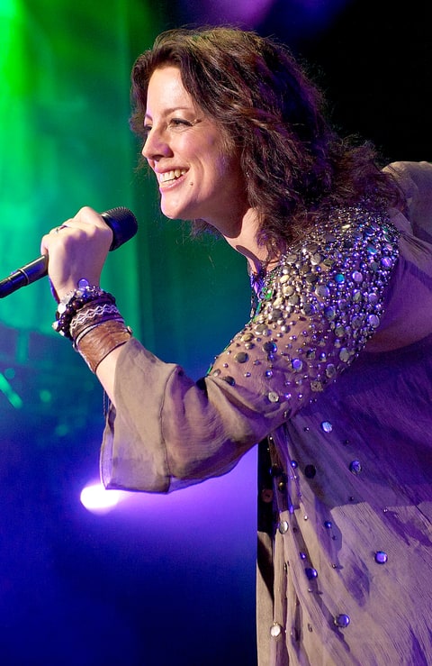 RIDGEFIELD, WA - JULY 02: Sarah McLachlan performs at the 2010 Lilith Fair at Sleep Country Amphitheater on July 2, 2010 in Ridgefield, Washington. (Photo by David Bergman/Getty Images)