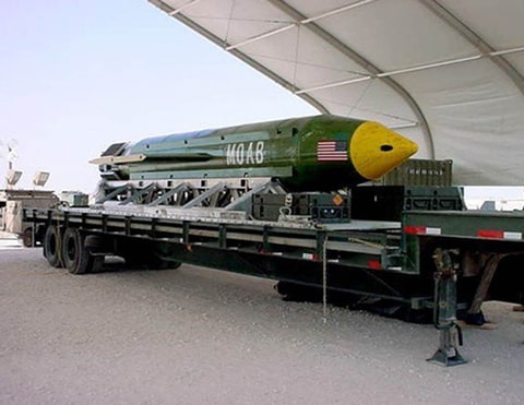 The GBU-43/B Massive Ordnance Air Blast bomb