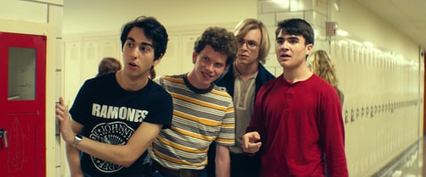 Alex Wolff, Tommy Nelson, Ross Lynch, and Harrison Holzer.
