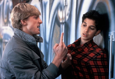William Zabka as Johnny Lawrence and Ralph Macchio as Daniel LaRusso in